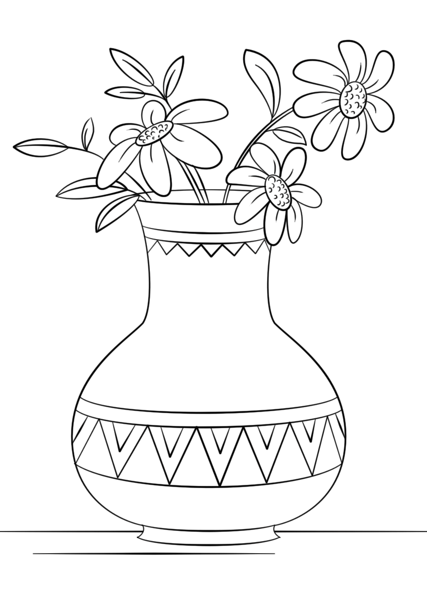 chrysanthemums in vase