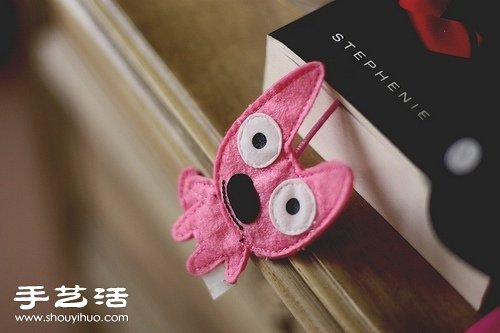 Funny Dog Fabric Bookmark