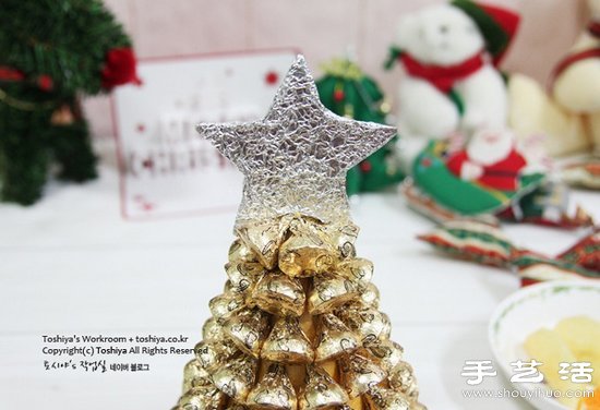 Chocolate DIY super festive Christmas tree