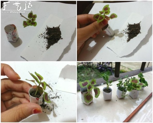 Mini miniature garden making tutorial