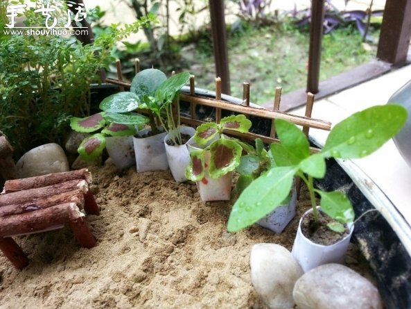 Mini miniature garden making tutorial