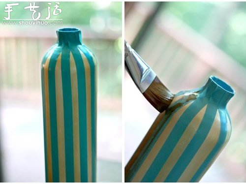 DIY Fashion Vase from Waste Bottles