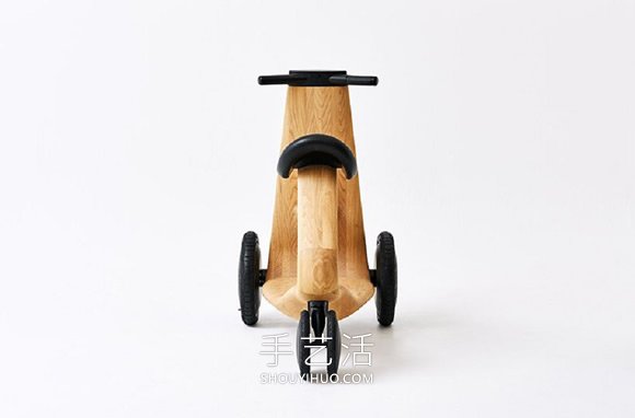 This is not a childrens walker! Solid wood three-wheeled electric vehicle ILY-Ai