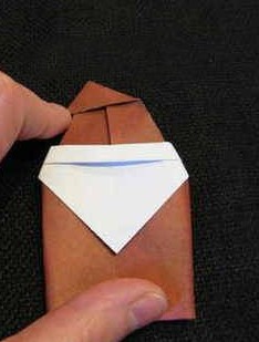 How to make an origami Santa Claus