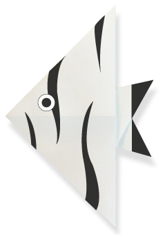 Angelfish origami tutorial