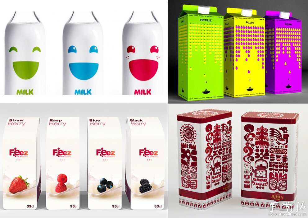 Beverage bottle packaging design appreciation