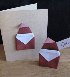 How to Origami Santa