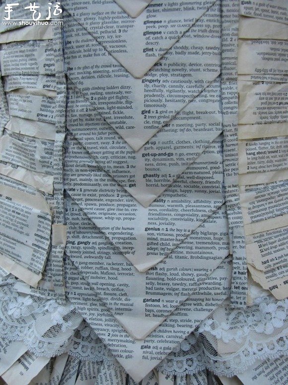 DIY dress with books