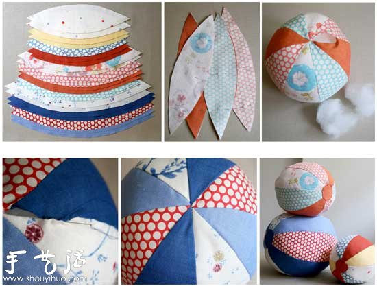 How to make a beach ball by hand