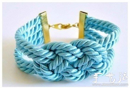 Wide bracelet knitting tutorial