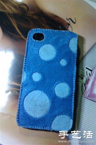 Handmade fabric mobile phone case