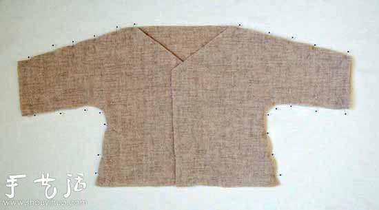 Handmade DIY coat for infants and young children