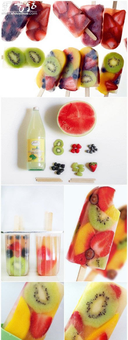 DIY Fruit Ice Popsicle Tutorial