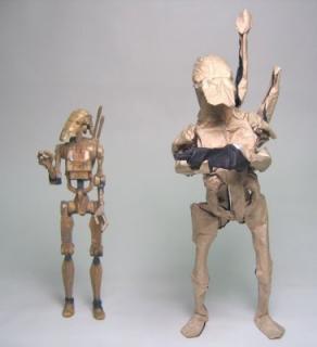 Star Wars character origami works