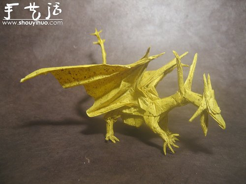 Appreciation of Western Flying Dragon Origami Works