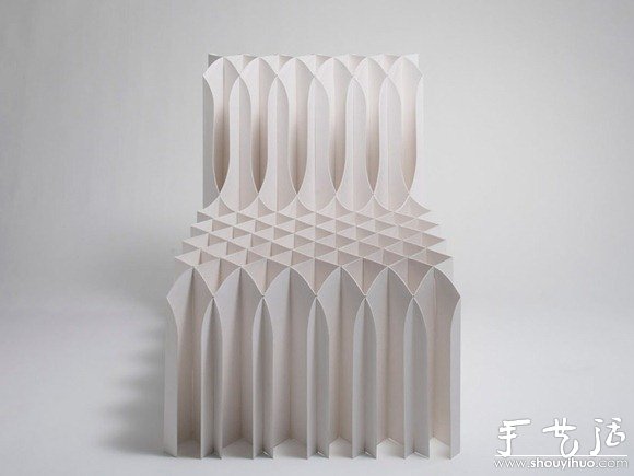 Chair made of paper