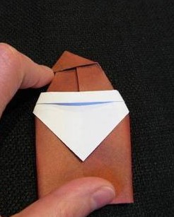 How to make an origami Santa Claus