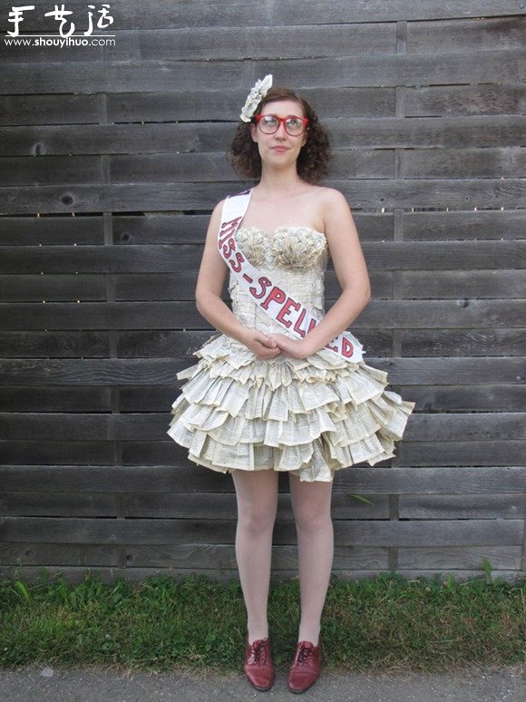 DIY dress with books