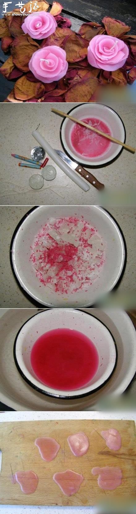 Romantic Rose Candle Making Tutorial