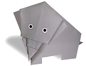 How to Origami a Little Elephant