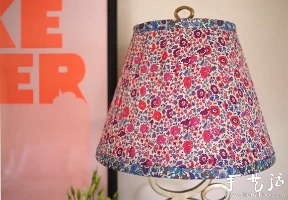 Pastoral style desk lamp shade production