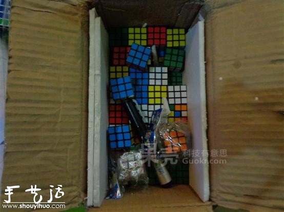 Handmade DIY Tutorial of Rubiks Cube Puzzle