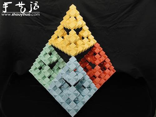 3D Geometric Model Origami Works