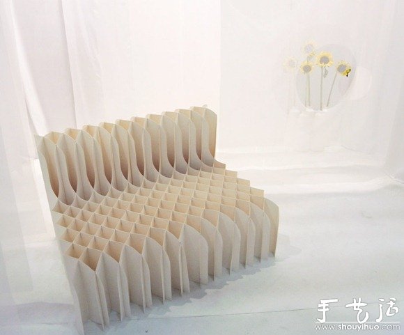 Chair made of paper