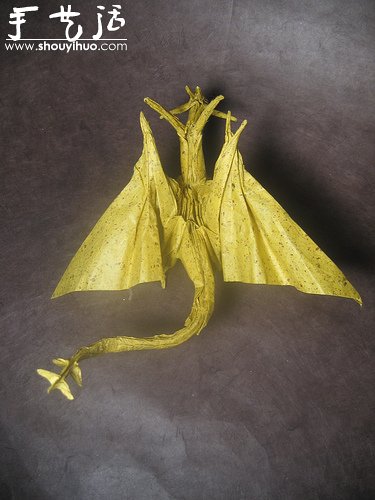 Appreciation of Western Flying Dragon Origami Works