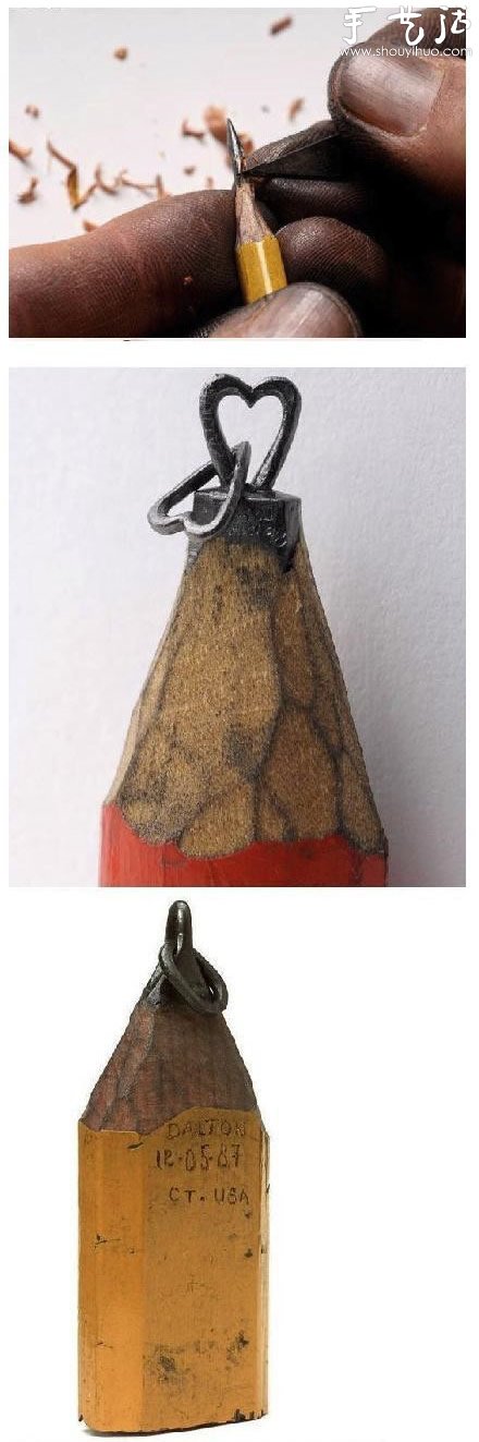 Amazing pencil micro-carving skills