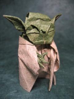 Star Wars character origami works