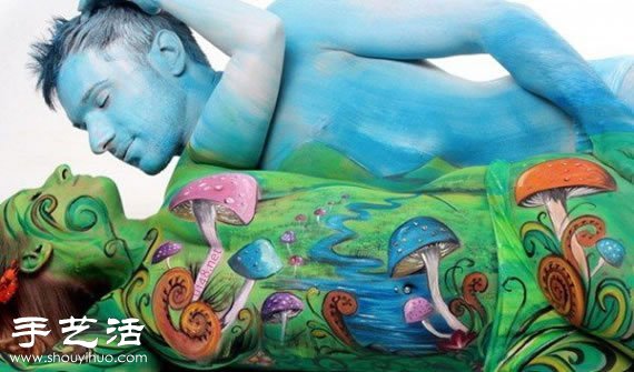 Gesine Marwedel body painting works