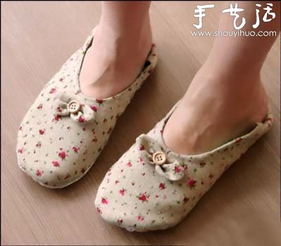 Tutorial on handmade cloth shoes at home