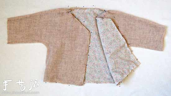 Handmade DIY coat for infants and young children