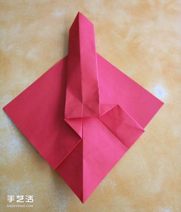 Super complex dog origami method illustrated with plastic surgery steps