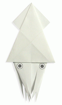 DIY production method of squid origami