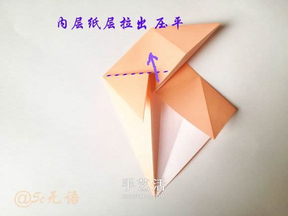 Illustrated tutorial for three-dimensional mouse origami, steps for folding a lifelike little mouse