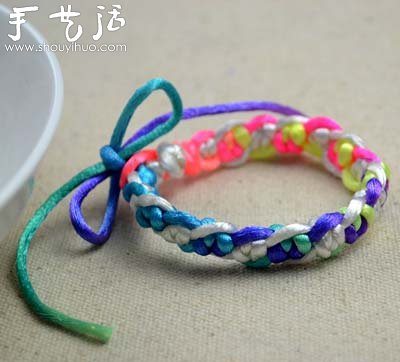 Snake knot bracelet handmade DIY