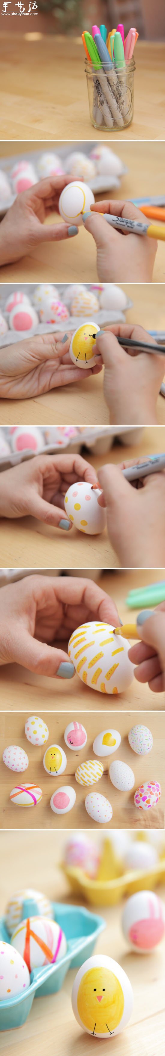 How to paint eggs by hand