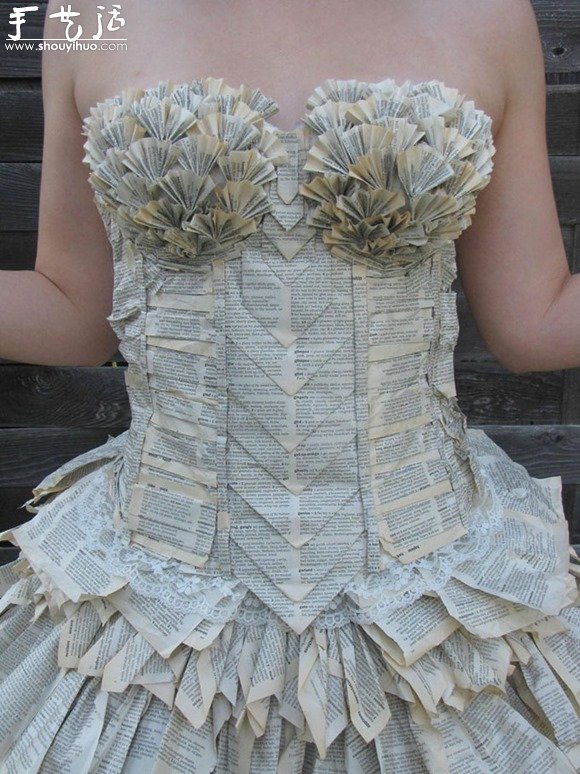 DIY dress with books