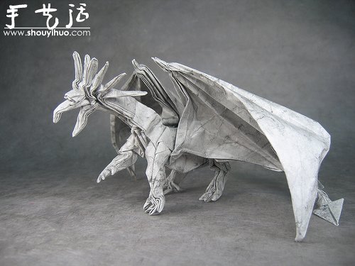 Appreciation of Western Flying Dragon Origami Works