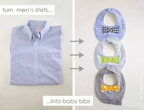 With dad’s old shirts, the whole family doesn’t have to buy new clothes!