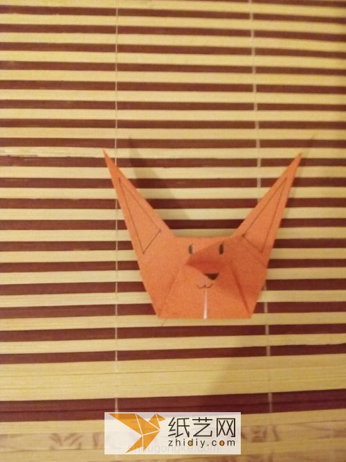 Simple and cute children’s handmade origami fox making tutorial