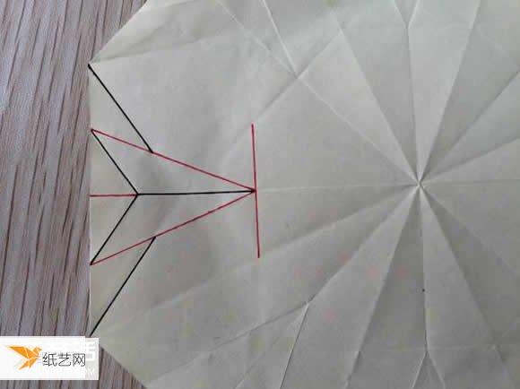 Illustrated tutorial on folding method of beautiful babaihua