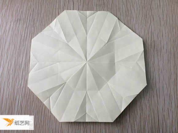 Illustrated tutorial on folding method of beautiful babaihua