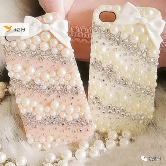 DIY mobile phone cases, non-woven, epoxy, cream glue, patch phone cases!