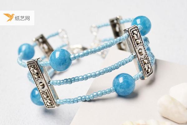 Beautiful, Roman style multi-layered bracelet tutorial