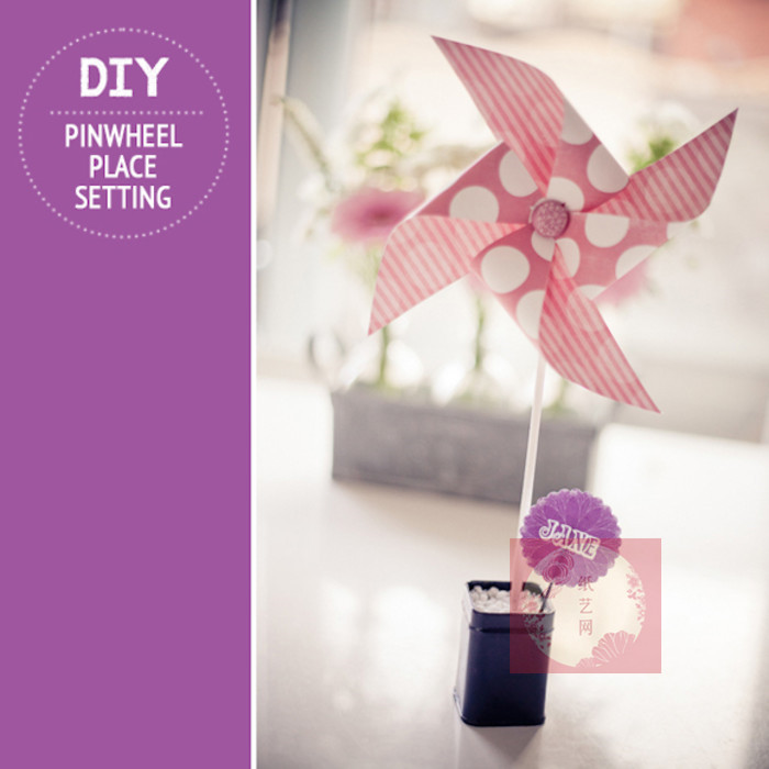 Can you make paper pinwheels? Windmills can also be used for decoration! !