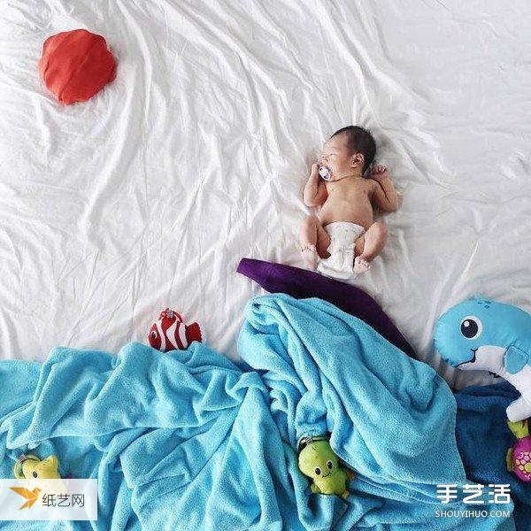 Start your first big adventure in life. Very cute and creative baby photos