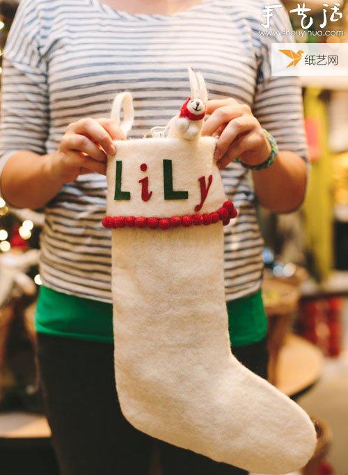 How to make Christmas stockings that look thick, long and very warm by hand